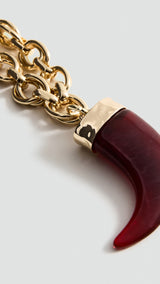 Mango necklace gemma in gold - Image 1