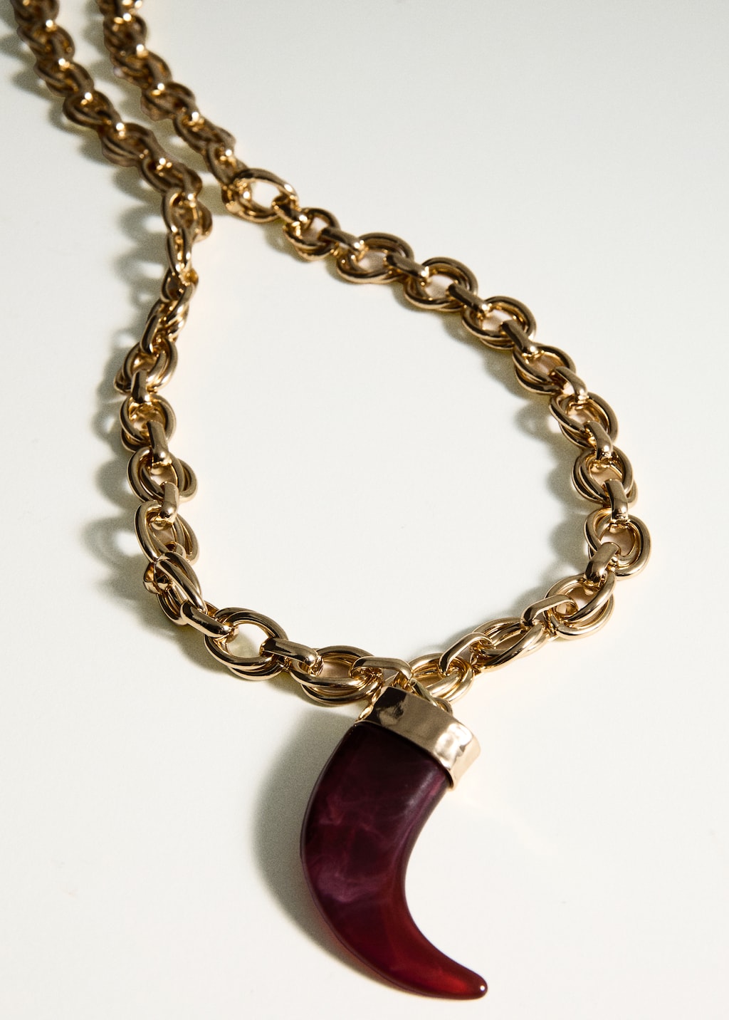 Mango necklace gemma in gold - Image 3
