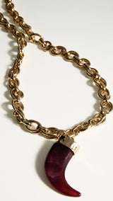 Mango necklace gemma in gold - Image 3