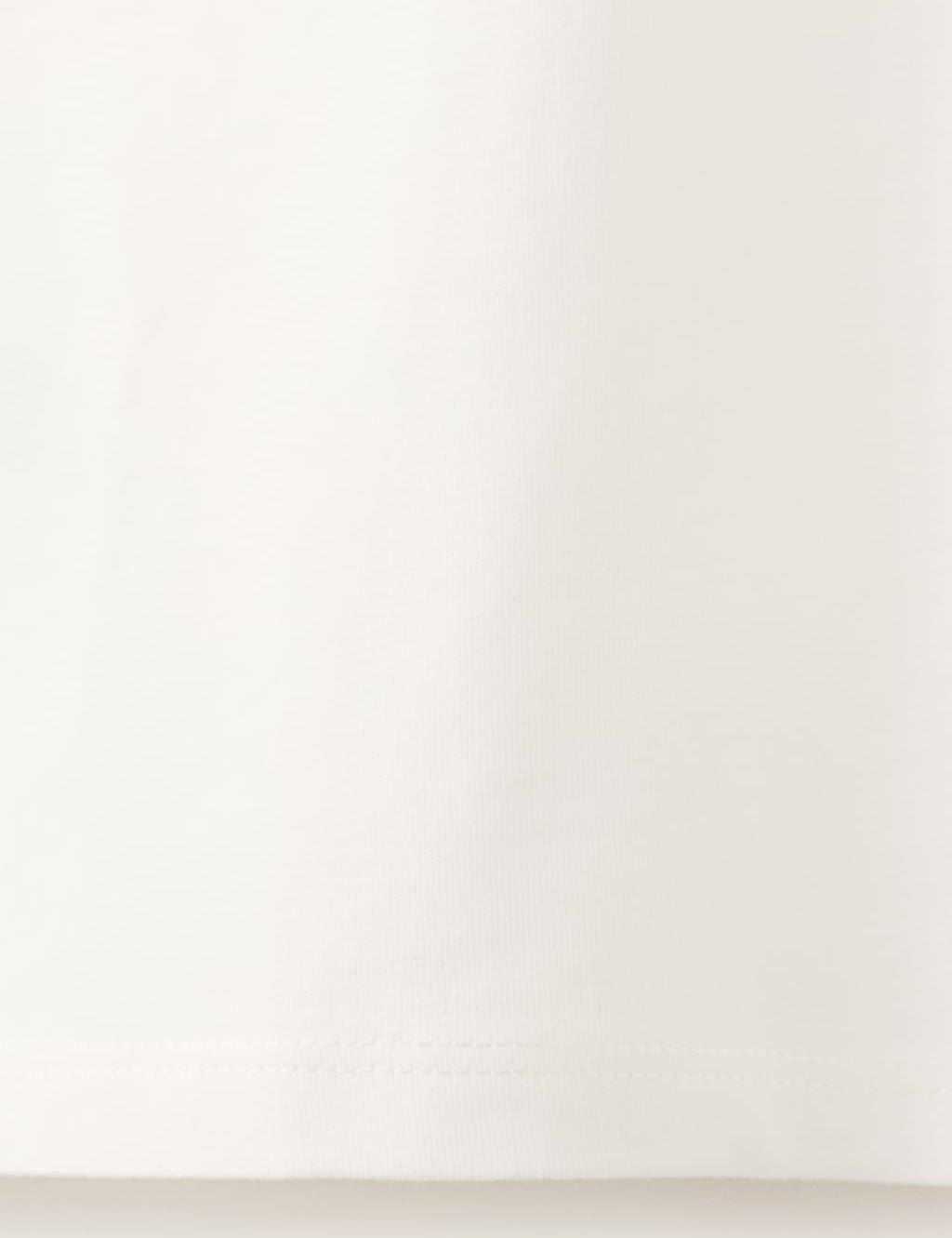 Mango t-shirt saint in off white - Image 2