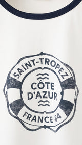 Mango t-shirt saint in off white - Image 4