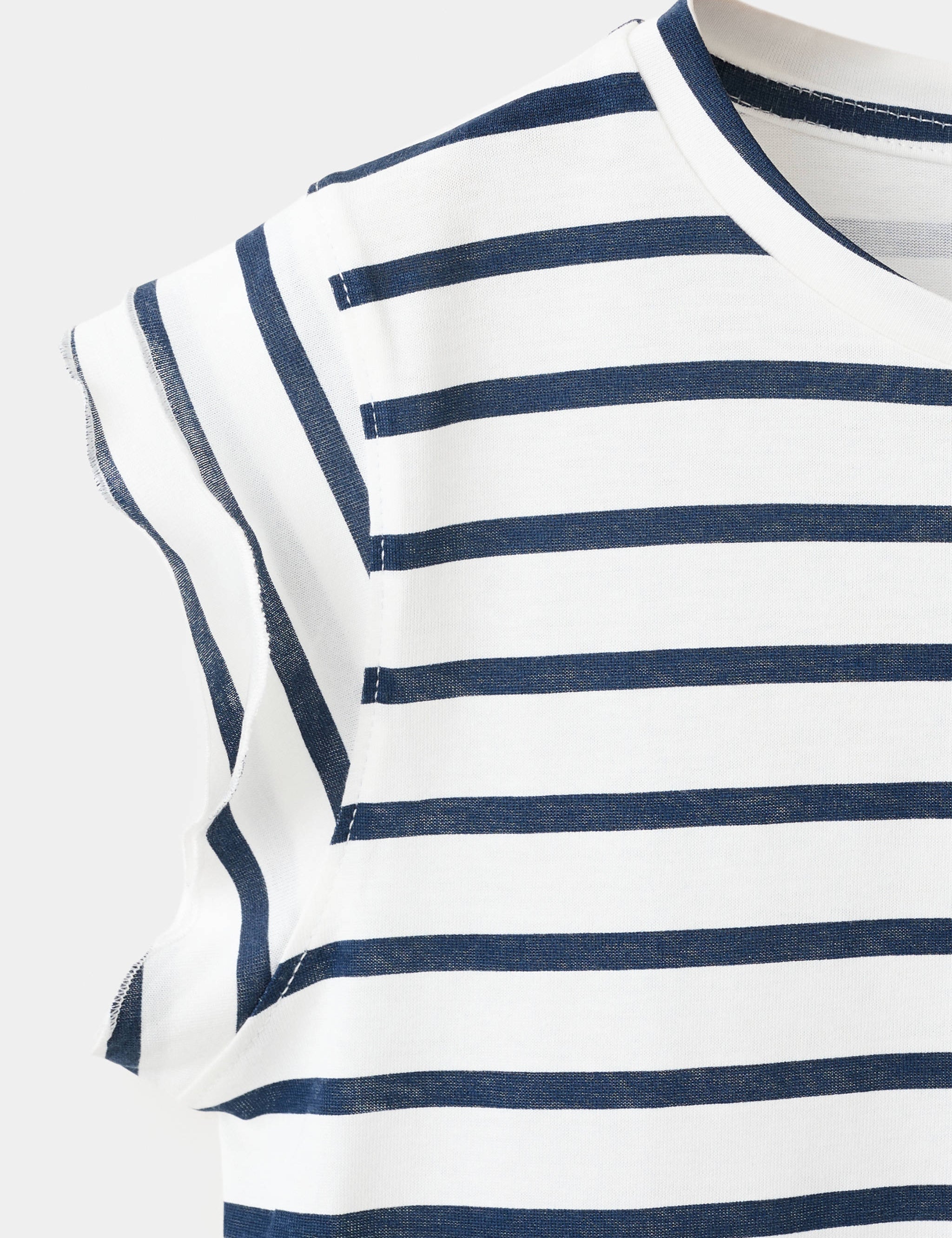 Mango t-shirt lilir in navy - 023