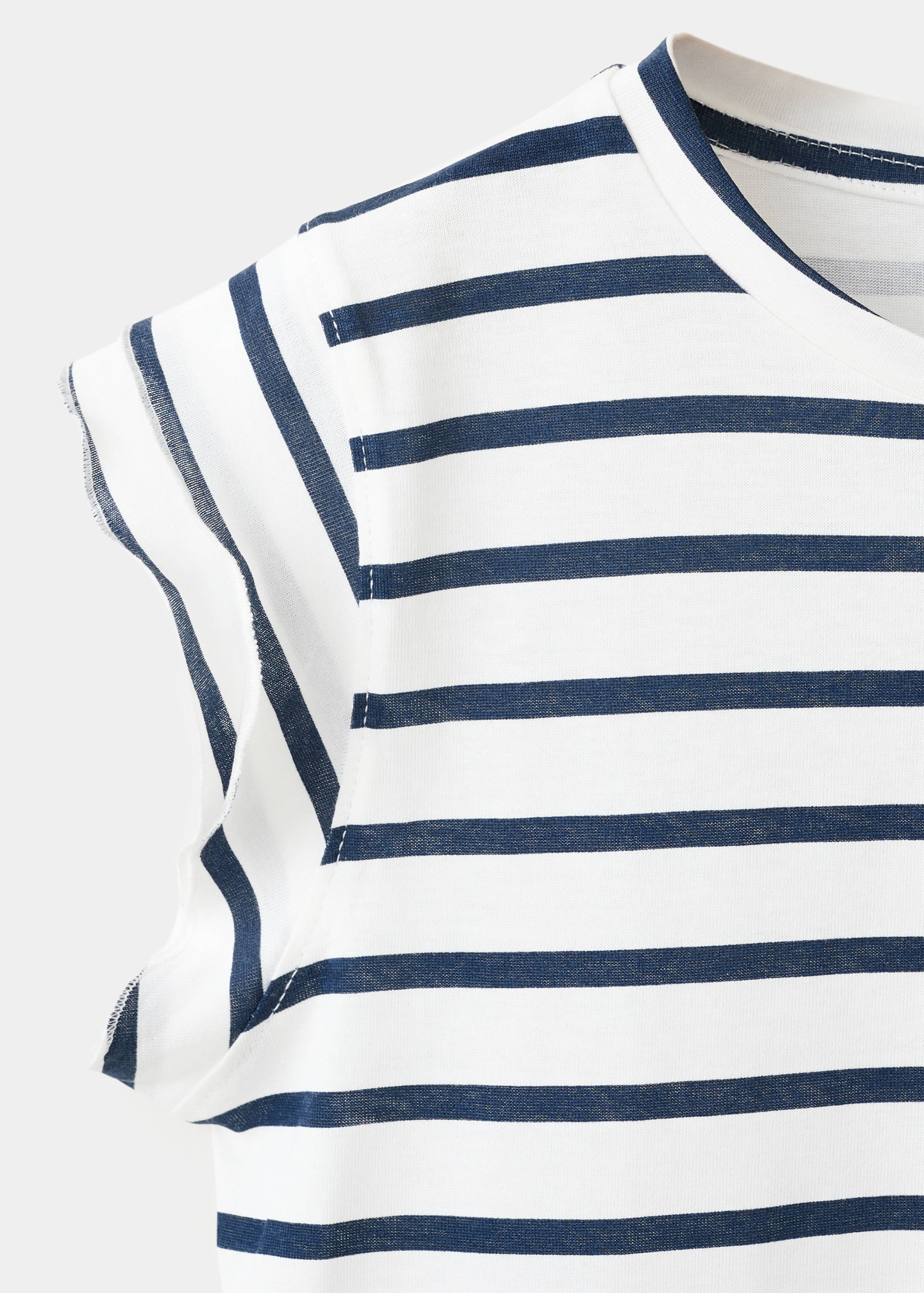Mango t-shirt lilir in navy - 023