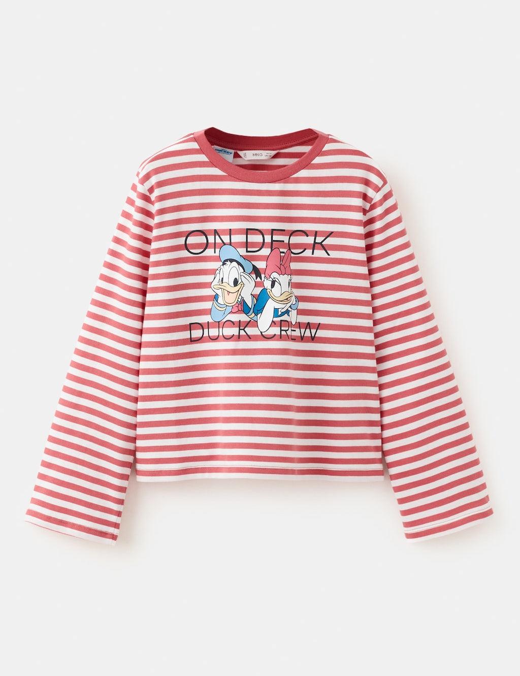 Mango t-shirt pddeck in tomato - Image 1