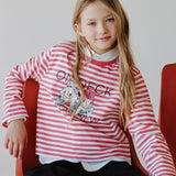 Mango t-shirt pddeck in tomato - Image 3