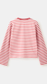 Mango t-shirt pddeck in tomato - Image 5