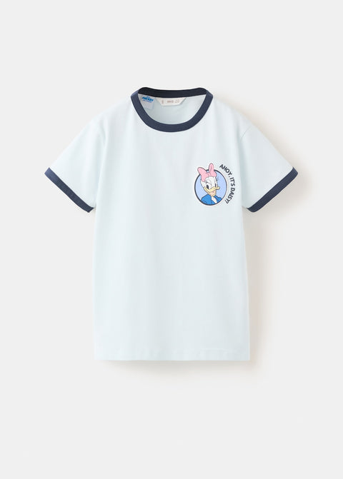 Mango t-shirt pdsail in celestial