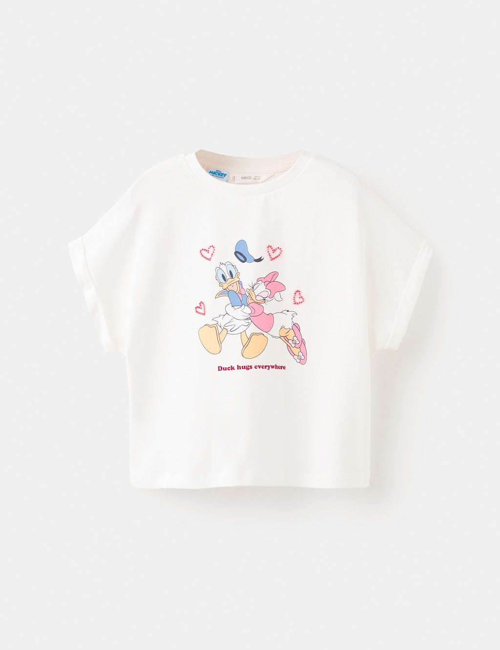 Mango t-shirt pdhugs in off white - Image 1