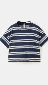 Mango t-shirt navyset in navy - Image 1