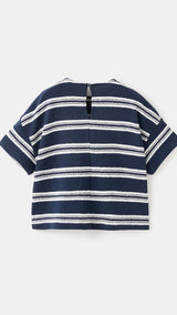 Mango t-shirt navyset in navy - Image 5