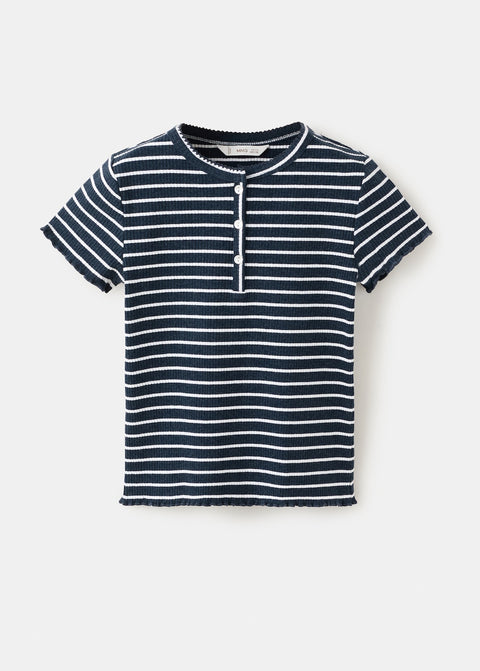 Mango t-shirt queen in navy