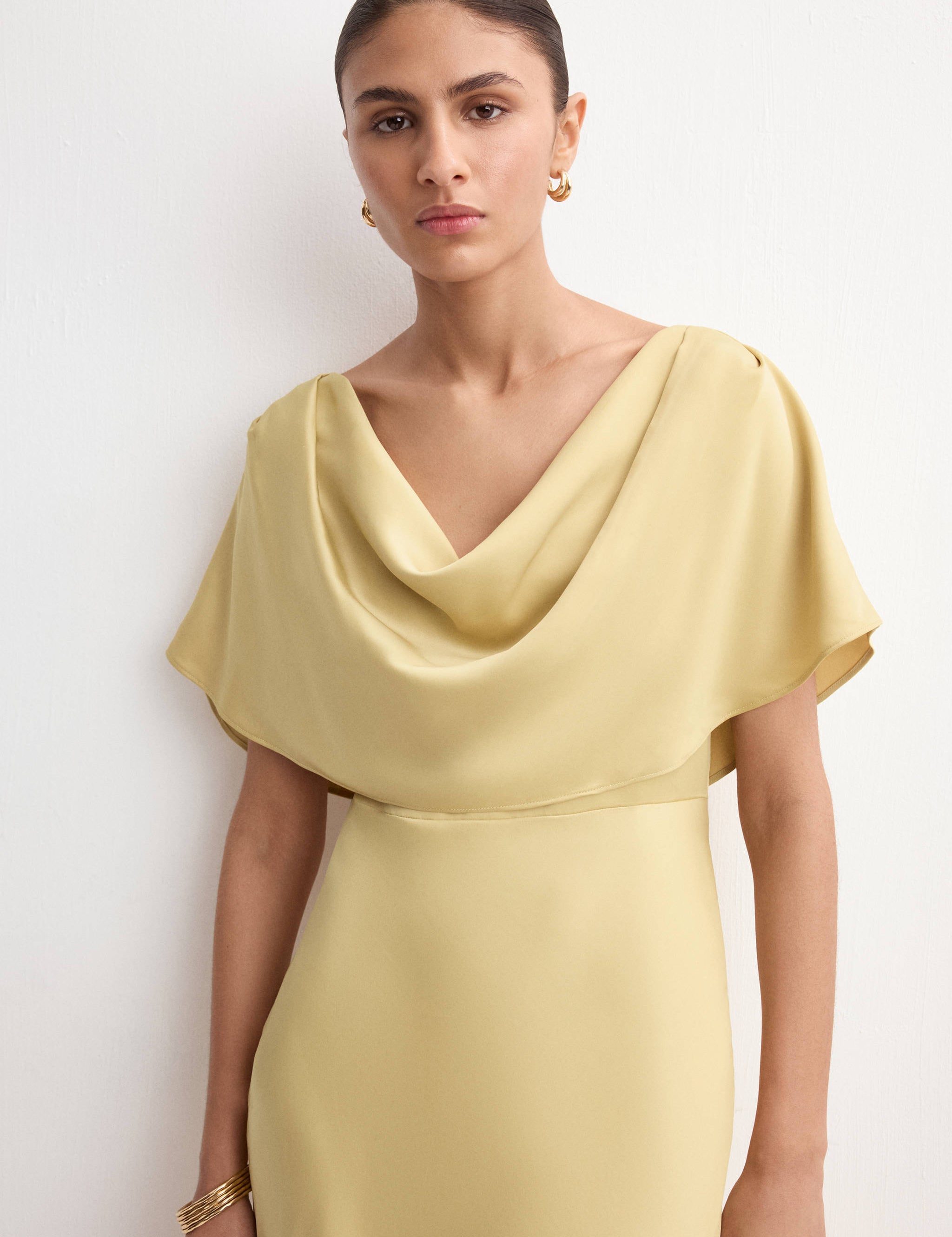 Mango dress oro in beige-002
