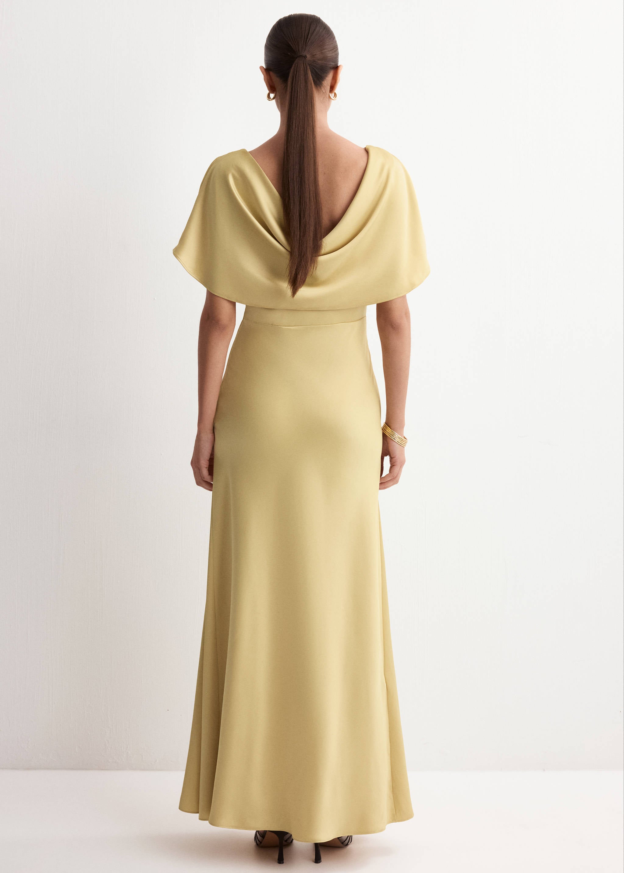 Mango dress oro in beige-003