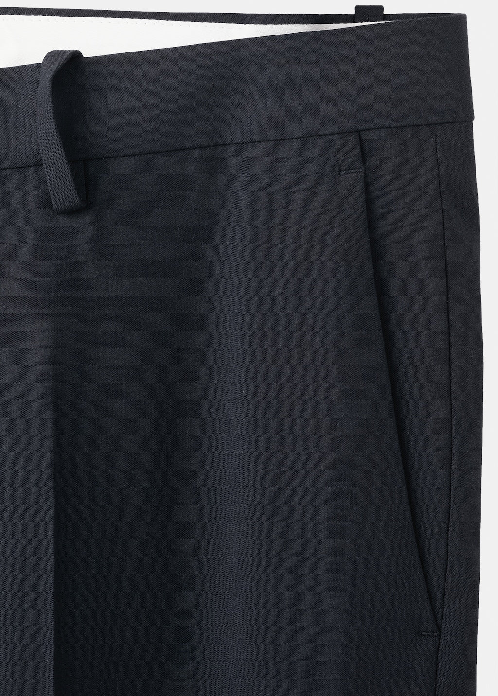 Mango trousers london in navy - Image 3