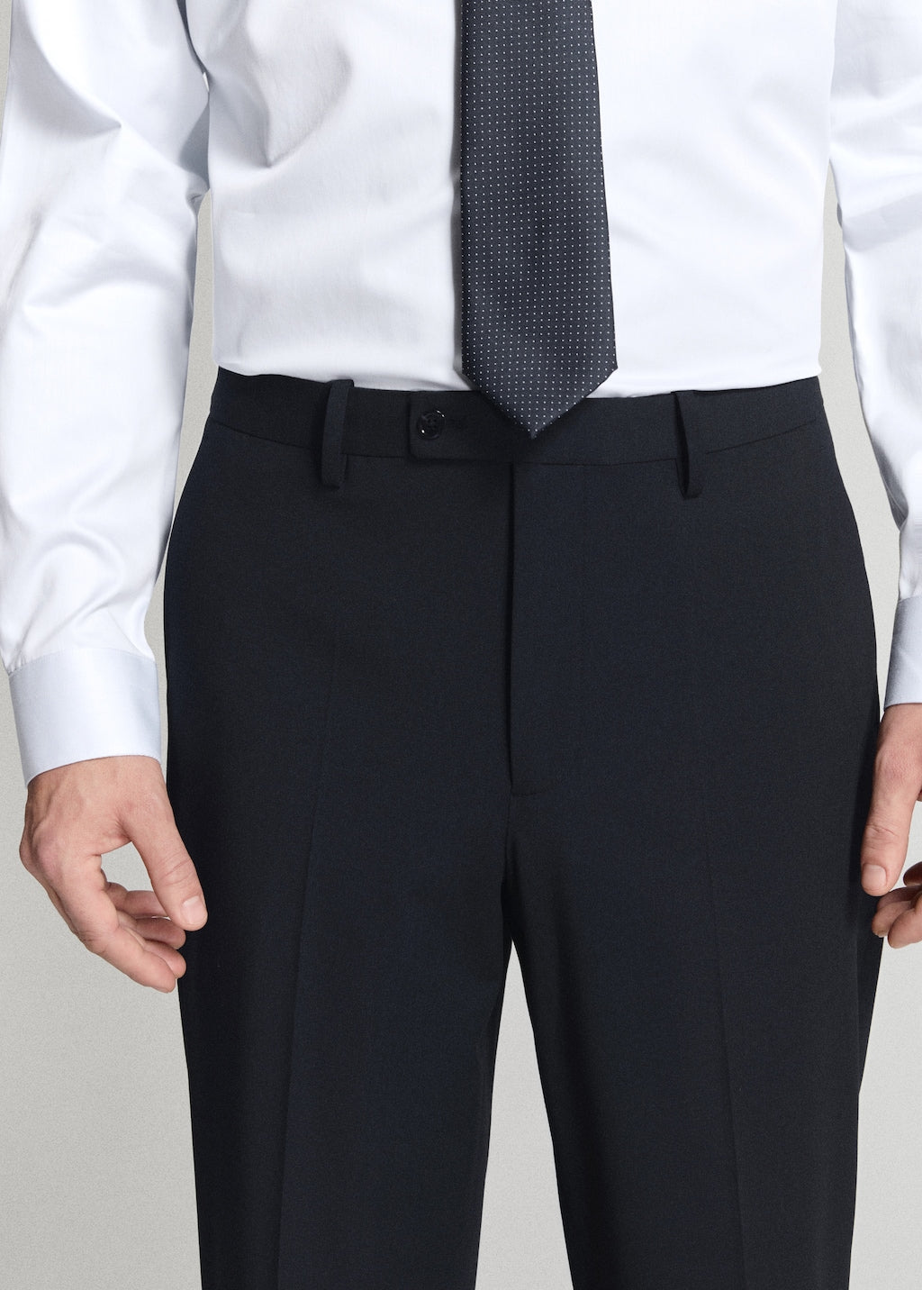Mango trousers london in navy - Image 4
