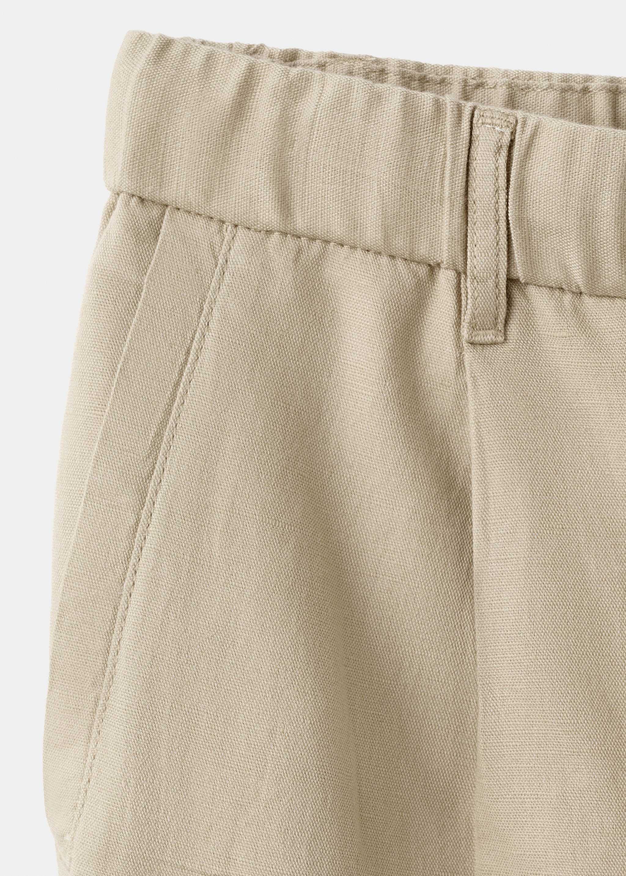 Mango trousers romelino in beige