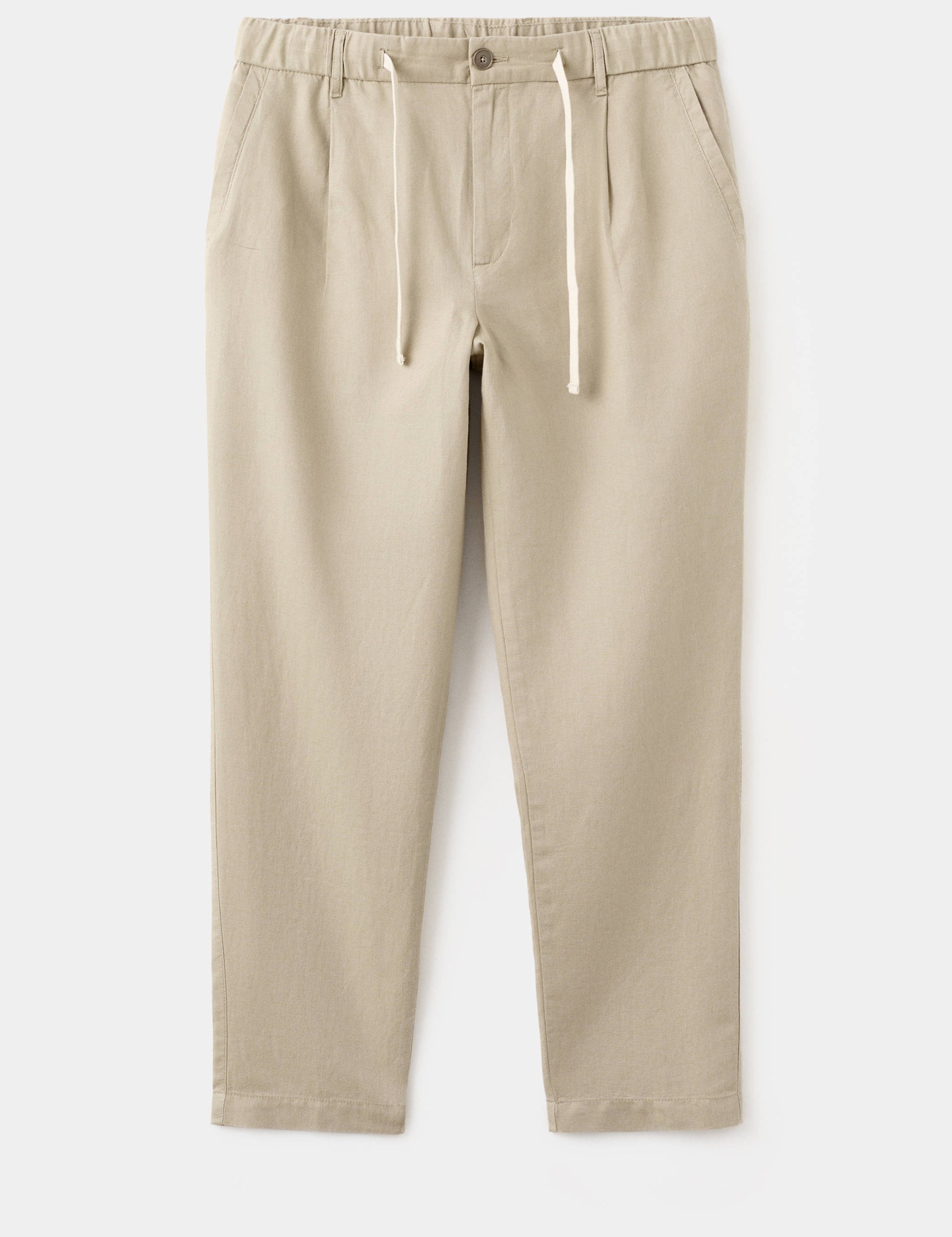 Mango trousers romelino in beige