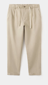 Mango trousers romelino in beige