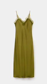 Mango dress easy in green