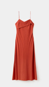 Mango dress adri in red