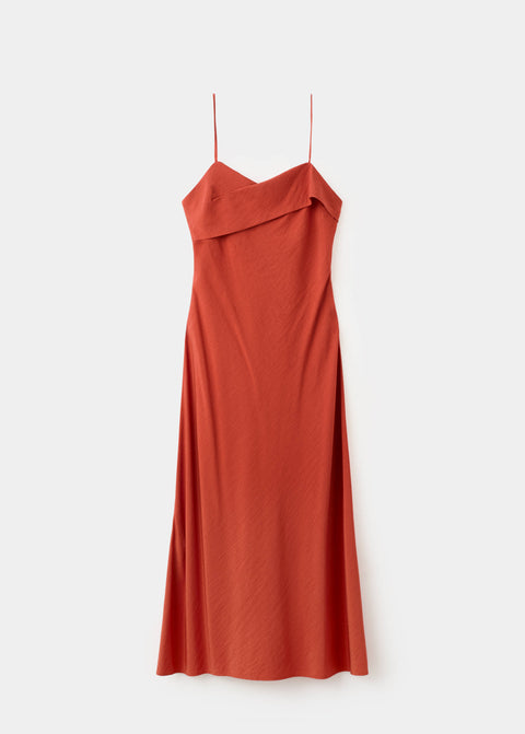 Mango dress adri in red