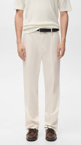 Mango trousers lighter in beige - 002