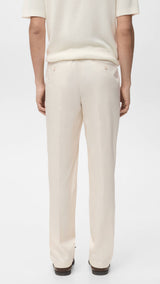 Mango trousers lighter in beige - 003