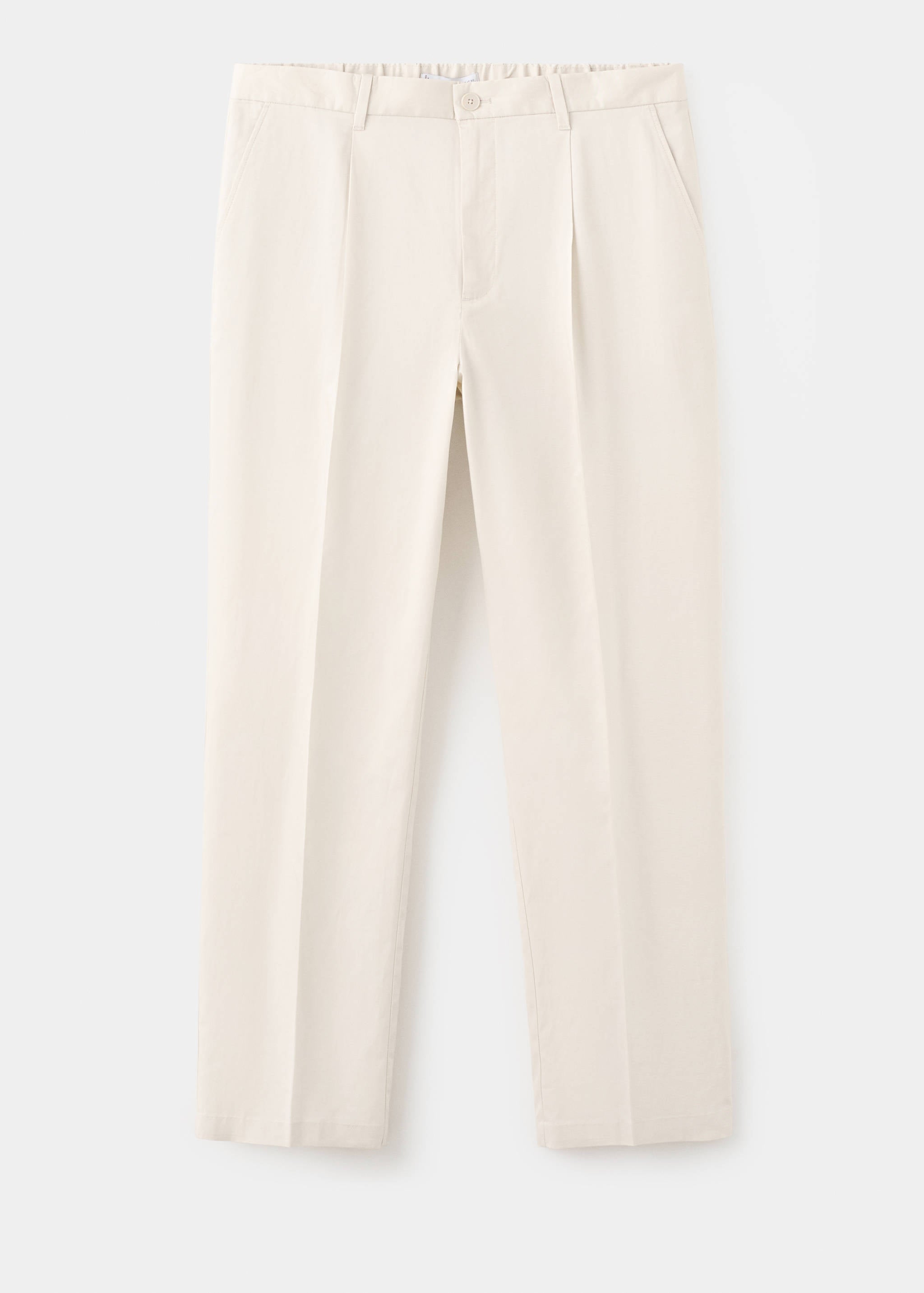 Mango trousers lighter in beige - 021