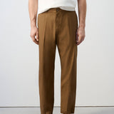 Mango trousers lighter in brown - 002