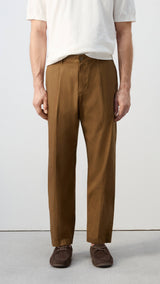 Mango trousers lighter in brown - 002