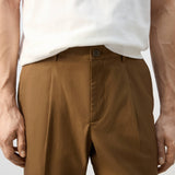 Mango trousers lighter in brown - 004