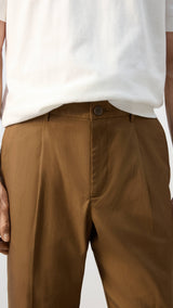 Mango trousers lighter in brown - 004