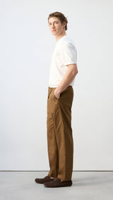 Mango trousers lighter in brown - 008