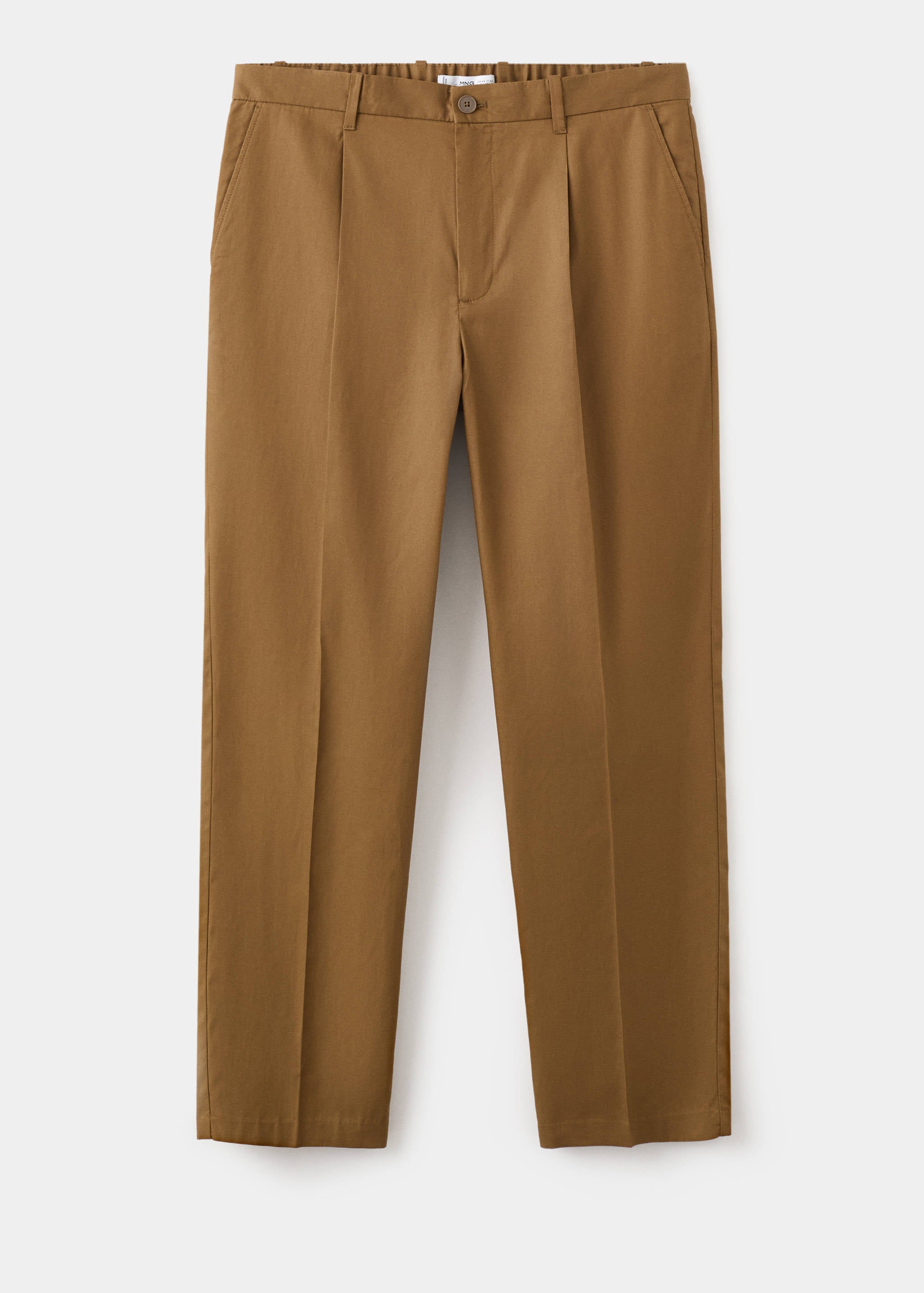 Mango trousers lighter in brown - 021