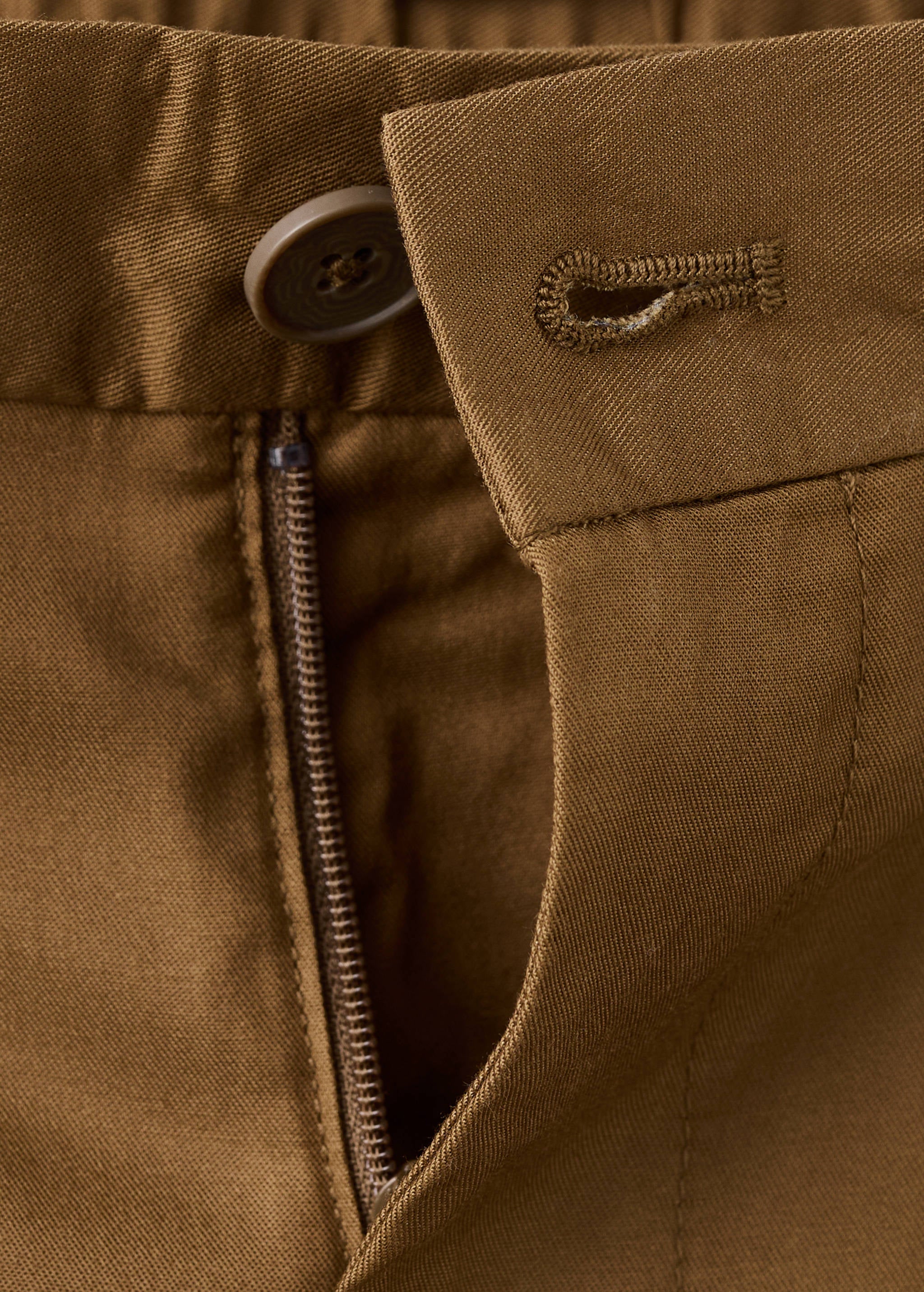 Mango trousers lighter in brown - 030