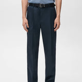 Mango trousers lighter in navy - 002