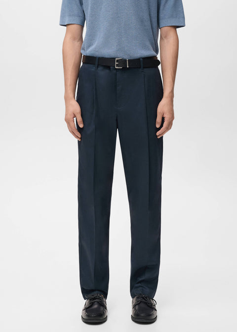 Mango trousers lighter in navy