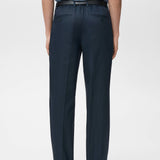 Mango trousers lighter in navy - 003