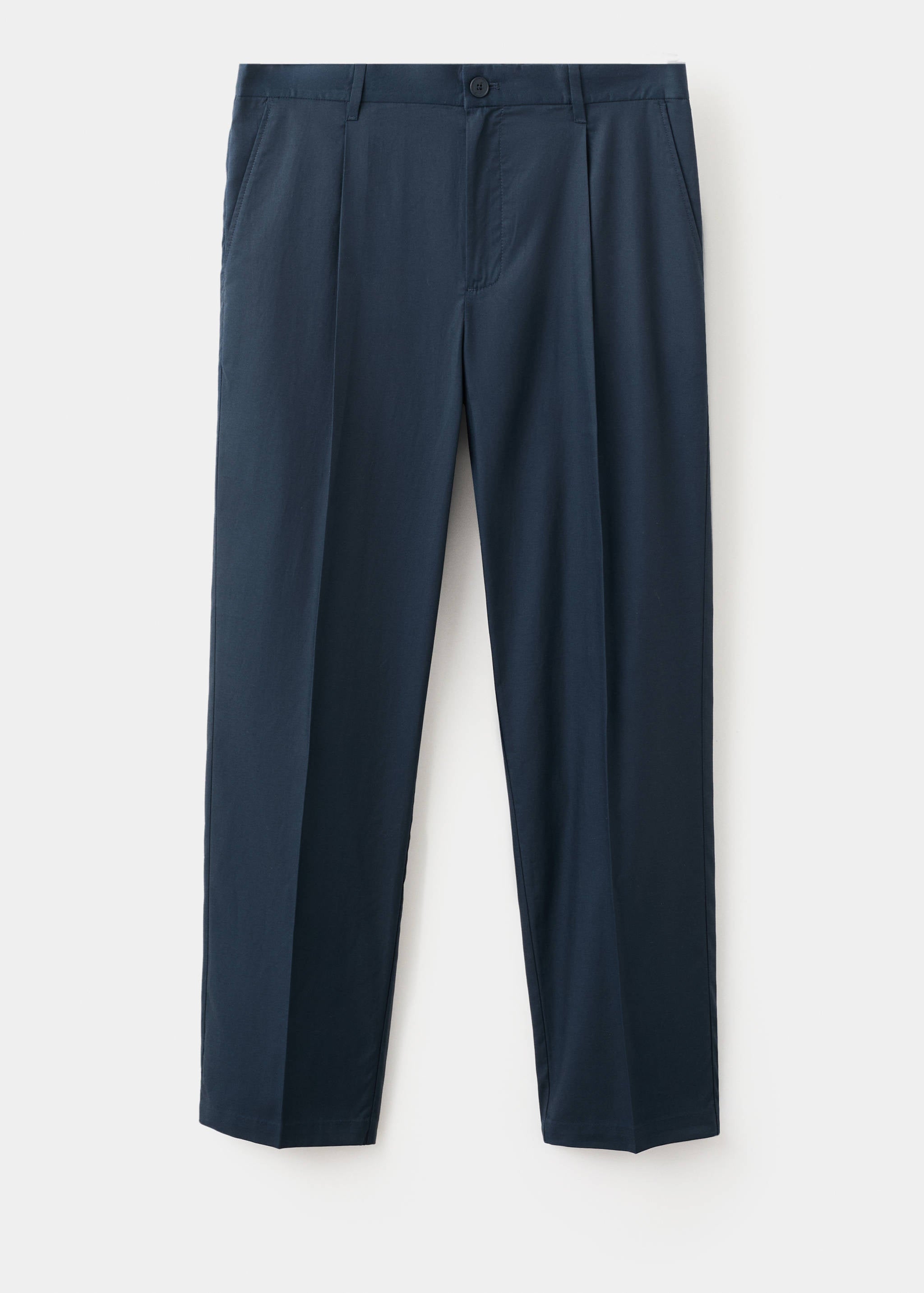 Mango trousers lighter in navy - 021