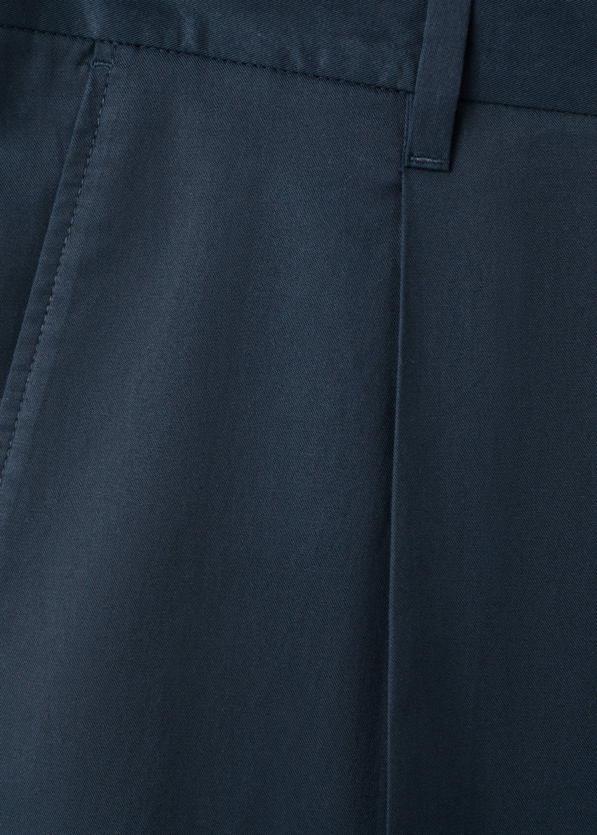 Mango trousers lighter in navy - 030