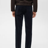 Mango trousers ercolano in midnight blue - 003