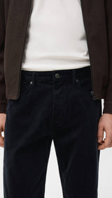 Mango trousers ercolano in midnight blue - 004