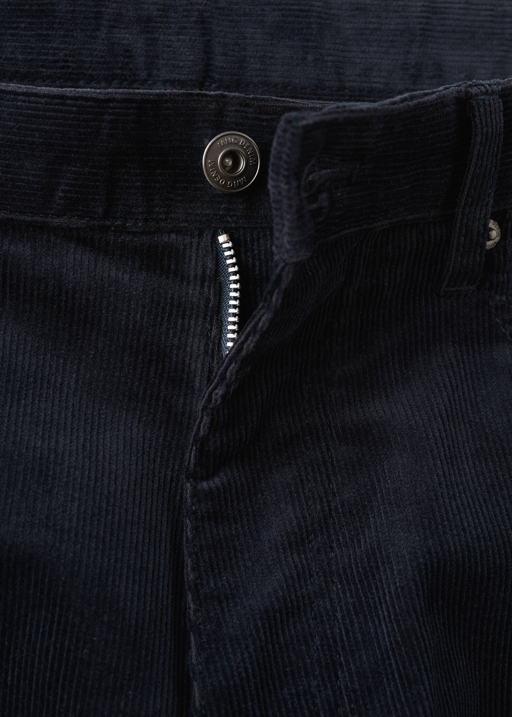 Mango trousers ercolano in midnight blue - 023