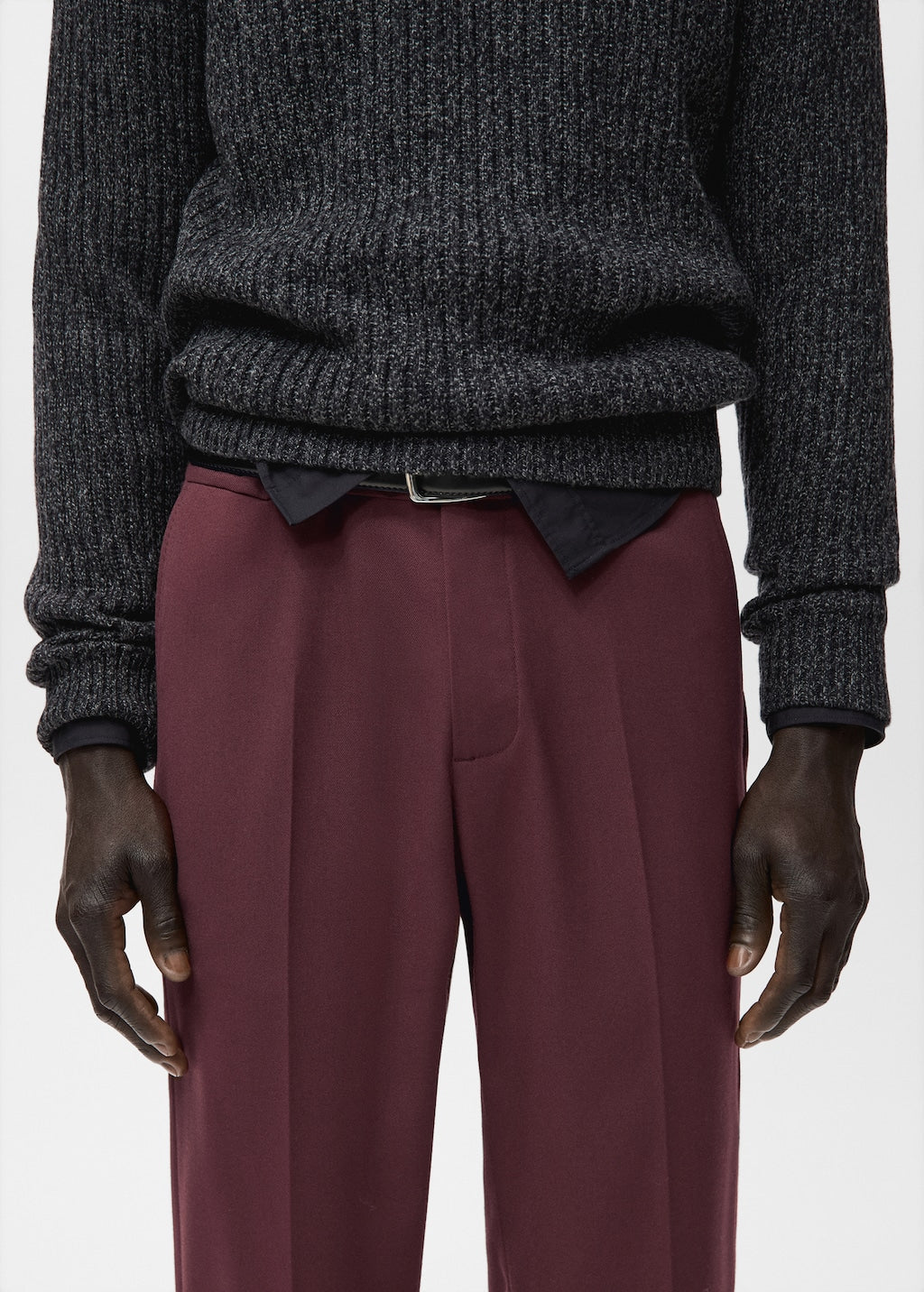 Mango trousers rock in eggplant - Image 4