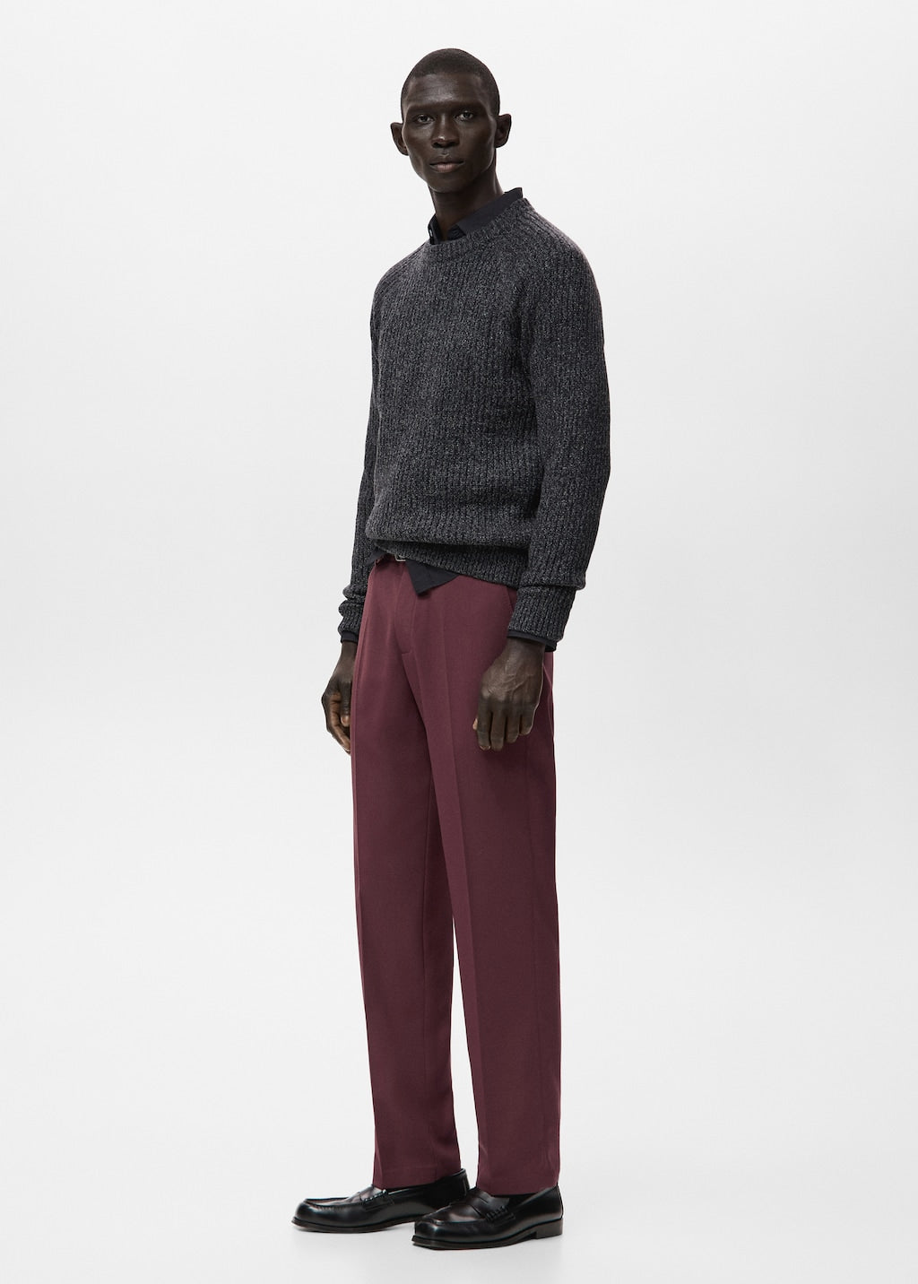Mango trousers rock in eggplant - Image 5