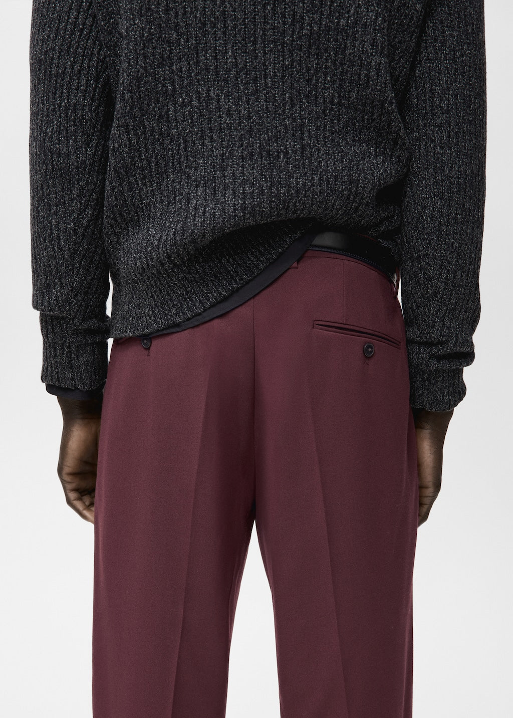 Mango trousers rock in eggplant - Image 7