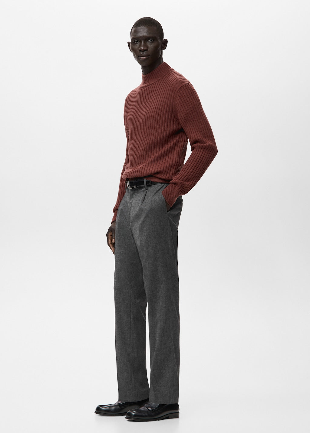 Mango trousers zeal in dark vigore grey - Image 5