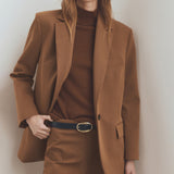 Mango trousers milano in toffee - Image 1
