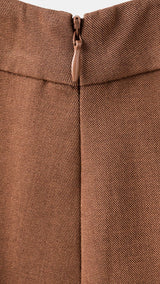 Mango trousers milano in toffee - Image 3