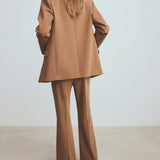 Mango trousers milano in toffee - Image 6